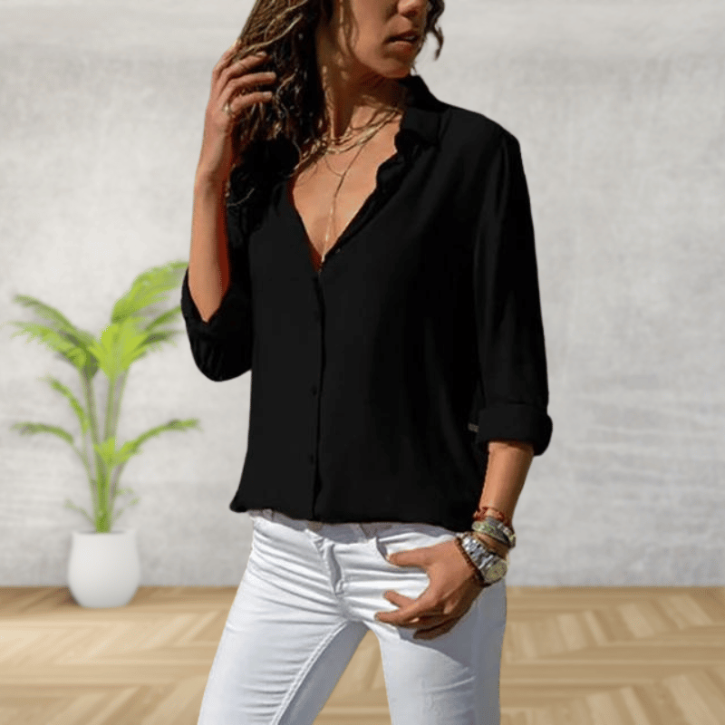 Tzedek Abbigliamento Nero / S Liora | Camicia elegante