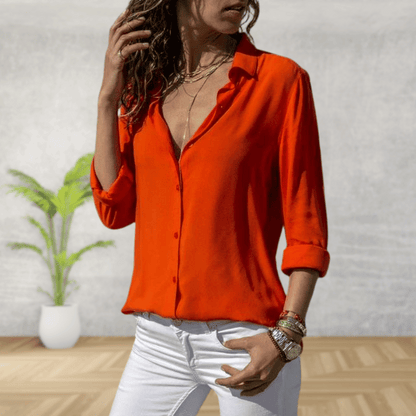 Tzedek Abbigliamento Rosso / S Liora | Camicia elegante