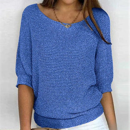 Tzedek Blau / S Tamar™ | Eleganter und stilvoller Pullover