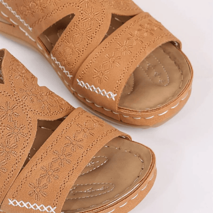 Tzedek Blisscomfy™ - Arch Support Wide Toe Sandals