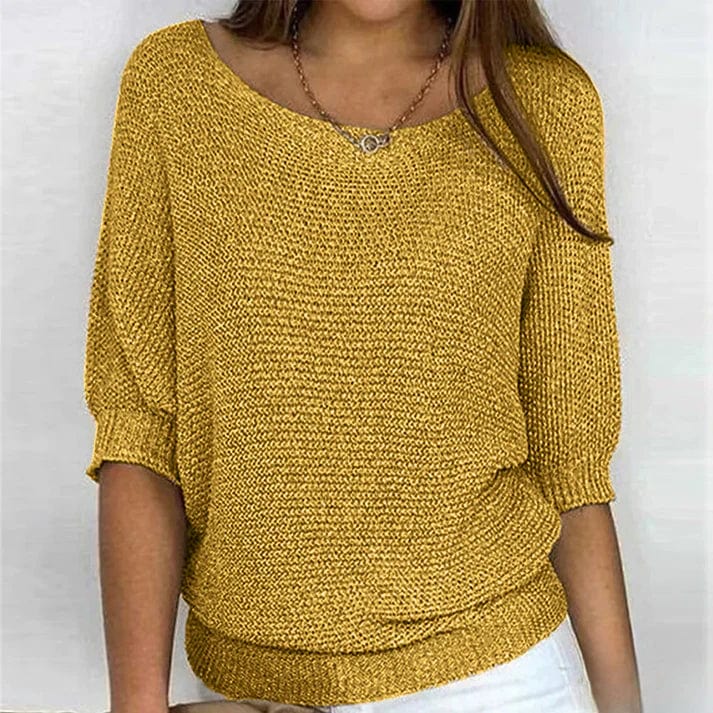 Tzedek Gelb / S Tamar™ | Eleganter und stilvoller Pullover