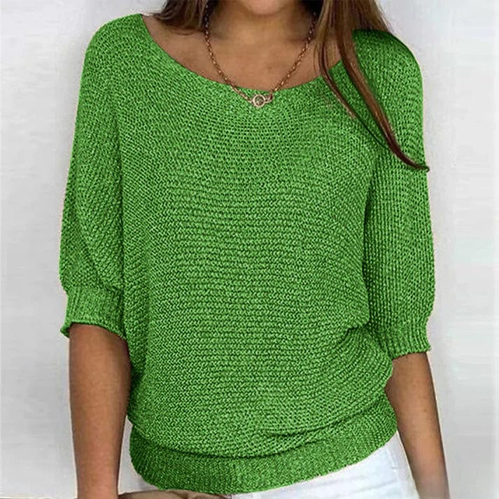 Tzedek Grün / S Tamar™ | Eleganter und stilvoller Pullover