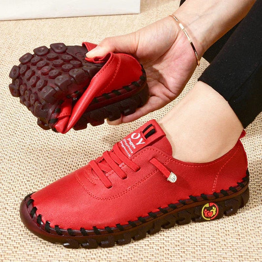 Tzedek shoes Rot / 35 EaseFeet™ Weiche Orthopädische Schuhe